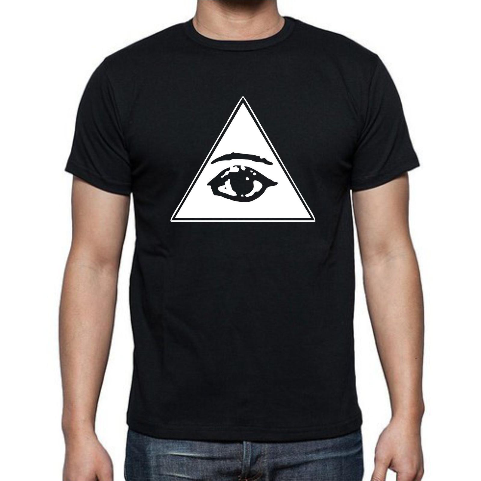 Illuminati Eye Triangle Secret Pyramid Inspiration Funny T Shirt Mens Womens Tees Top Tee L
