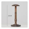 Espositore da Tavolo per Cappelli Manichino Versatile in Legno Testa di Manichino Legno Massiccio Espositore da Banco per Cappelli per Rivenditori,