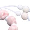 Adjustable Ceramic Bead Bangle Handmade Bracelet Cartoon Puss Paw Design Elastic Cord for Daily Fashion Accessory