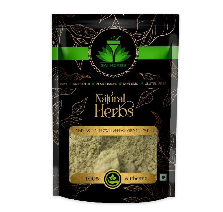 SAI HERBS Madras Leaf Flower Seeds Extract Powder - Tukhm-e-Kanucha Extract Powder (250 g)