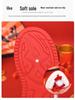 2025 Winter New Arrivals: Girls' Versatile Red Casual Sports Shoes for Middle and Big Kids