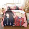 3d Print Anime Kawaii Girl Lycoris Recoil Bedding Set Single Twin Full Queen King Size Bed Set Adult Kid Bedroom Duvetcover Sets
