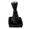 Leather / ABS Car Gear Shift Knob For Peugeot 206 406 Boot Dust Boot Cover Gaiter Collors 5 Speed Accessory