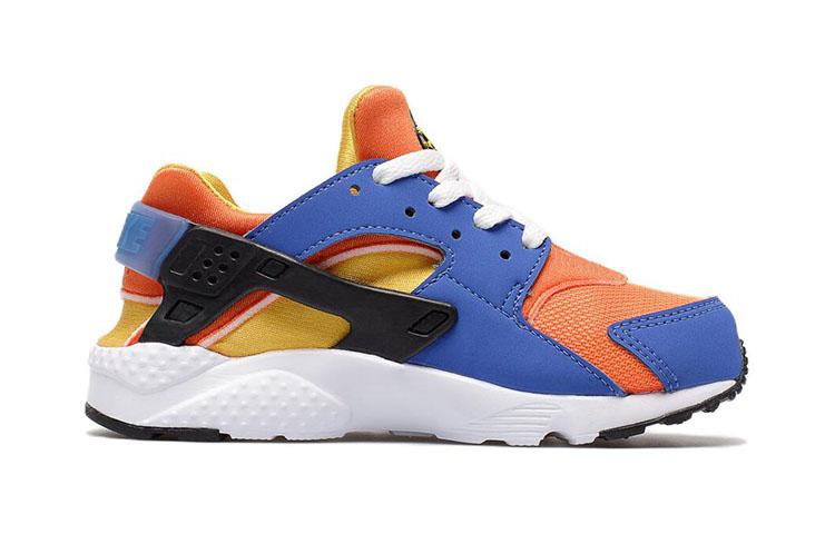 Kids' Sneakers Nike Kids Huarache Run "Hyper Royal/Yellow Ochre" Sneakers