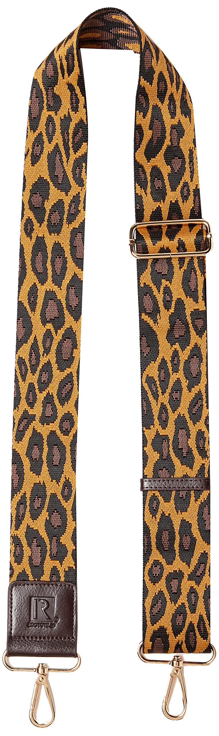 

5cm Width Pattern Tape Shoulder Strap OP LT STRAP pattern A 1377 Leopard [ROOTOTE] Women s