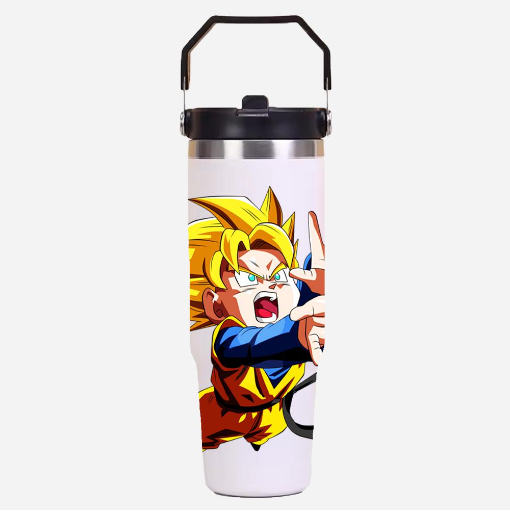 

30Oz Anime Printed Stainless Steel Vacuum Cup Hot Cold 6-12 Hours Retention Eco Friendly Bpa Largeautomotive Holder Flask Gift