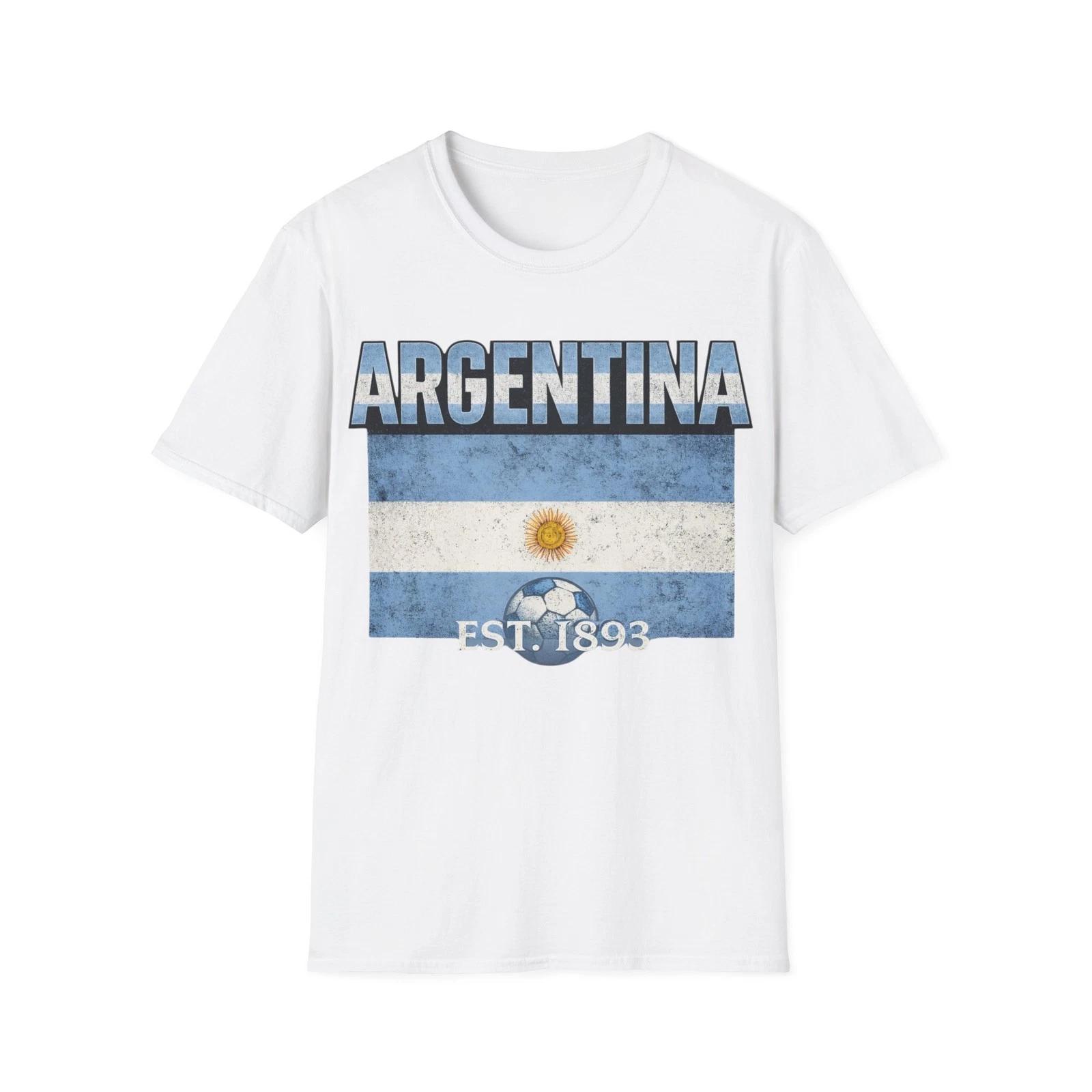 Argentina Flag Tee |Nation Heritage Collection Argentina EST.1893 T-Shirt 3XL