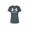 T Shirts Women's Gray Crew Neck Moderate Straight Fit 1377009-012