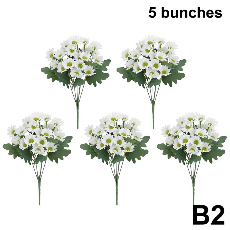 Künstliche Sonnenuntergangs-Chrysanthemen Blumen Realistische Außen-/Innen-Blumenarrangements Wasserdicht Winddicht Künstliche Blumen Heimparty Dekor