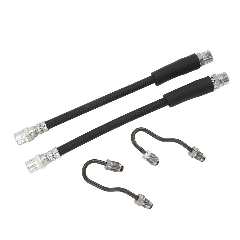 Hinterradbremsschlauch und Clips-Set 1K0611764L Metall-Gummi-Bremsleitung Bremsleitungen für MK5 MK6