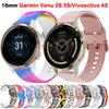 Dla smartwatcha Garmin Venu 2S 3S Pasek Vivoactive 4S Move 3S/Rey/Forerunner 265S 255S Opaski Pasek do zegarka Sportowy 18mm Bransoleta