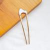 Hair Fork U Shape Hair Jewelry Alloy Girls Hair Stick for Daily Wear