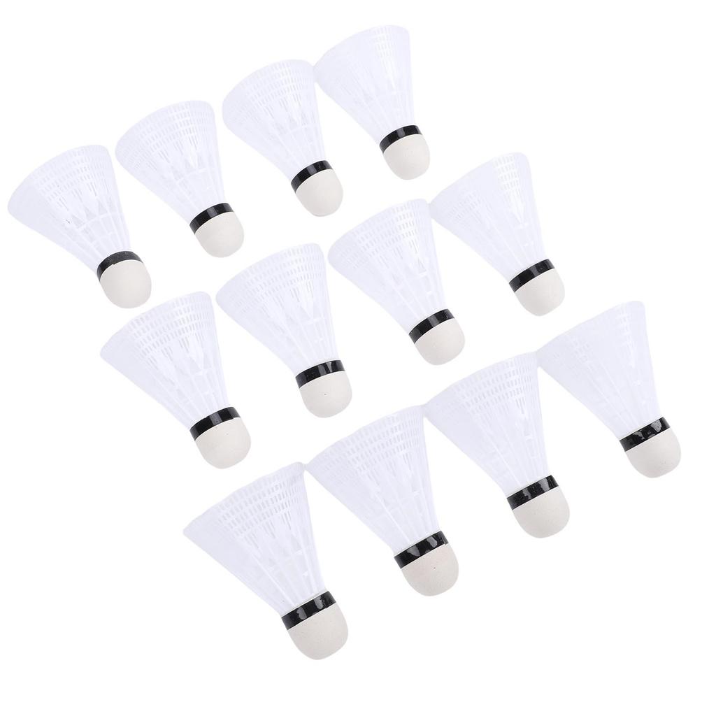 12PCS Nylon Shuttlecocks with Stability High Speed Badminton Balls for Batting Practice Training Indoor Outdoor Sports