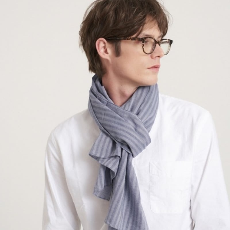 BB’DE SOLI’DE Solid Stripe Scarf 2color