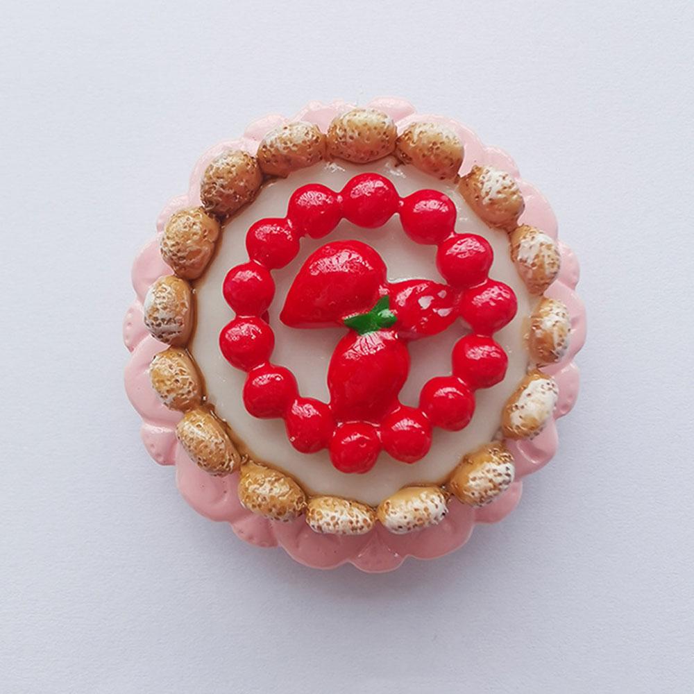 Mini Kitchen Supplies Cute Girl Series Creative Resin Refrigerator Magnet Simulation Food Ice Cream Sticker Decoration Gift