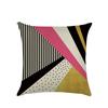 Nordic Style Cartoon Geometric Linen Pillowcase Modern Fashion Taste Sofa Car Cushion Pillowcase