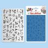 Nail Art Tool Printing Steel Plate Lace Transfer Butterfly Flower French Plaid Leopard Print Fireworks Year Of The Snake Pattern Template