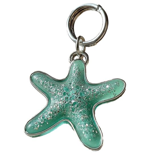 

Брелок для ключей Sea Blue Ocean Animal Коллекция Cobalt Blue Яркий дизайн Причудливый пингвин A