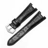 Cinturino Originale in Vera Pelle per Orologi Patek Philippe 5711 5712G Nautilus Uomo Donna Bocca Concava Convessa Cinturino Orologio 25-12mm
