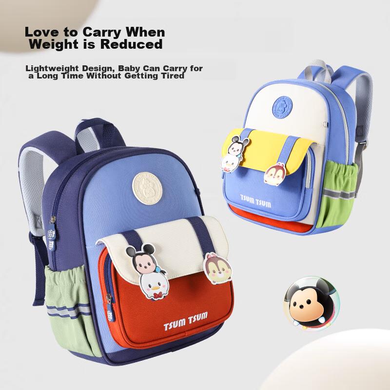 Disney Children's Backpack for Kindergarten Girls And First/second Grade Students, Strawberry Bear