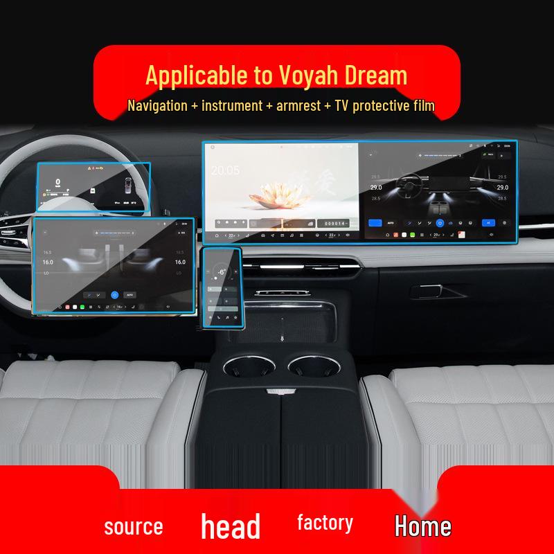 Lantu Dreamer Central Control Screen Navigation Tempered Protective Film for 26 Models