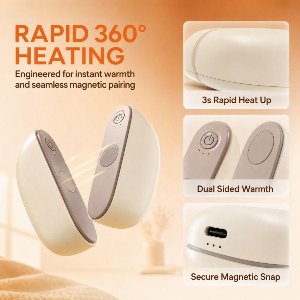 USB Charging Electric Handwarmer Detachable Pocket Warm Hand Treasure Heat Retention
