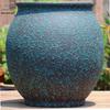Large Vintage Ceramic Flower Pot for Indoor/Outdoor Plants - Breathable Tall Wide-Mouth Design for Bougainvillea & Succulents