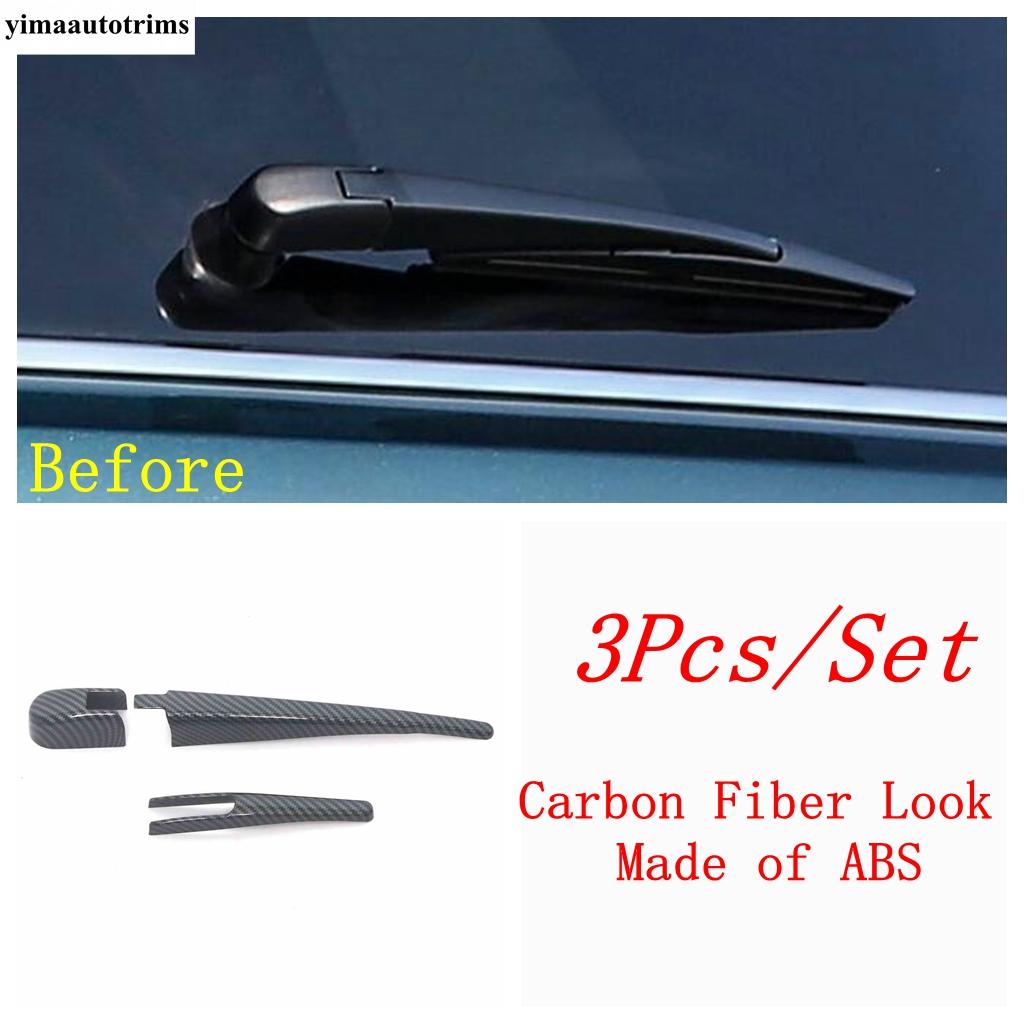Car Rear Windshield Window Windscreen Rain Wiper Cover Trim For Trumpchi GAC GS8 2024 ABS Chrome Exterior Accessories