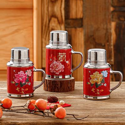 Retro Creative Vintage Nostalgic Ceramic Kettle Mug Wedding with Lid Wedding Water Cup Home Wedding Gift