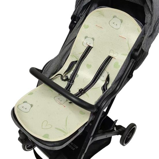 

Универсальный коврик для детской коляски, дышащий чехол для детской коляски, протекторы для ремней безопасности с мультяшным рисунком, охлаждающий A-Panda