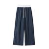 Lazy Yamamoto Pants Women's Summer Thin New High-waisted Loose Mopping Casual Nine-point Ice Silk Wide-leg Pants