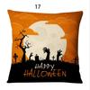 Luxurious Cotton Linen Square Halloween Pattern Throw Pillow Case Cover For A Timeless And Elegant Home Decor