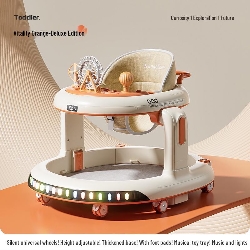 

Трансграничные детские ходунки: Конструкция против опрокидывания для мальчиков и девочек в возрасте 7-18 месяцев, функция толкания