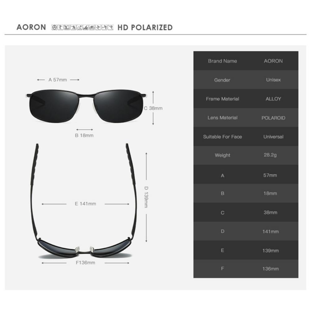 aoron Sunglasses New Polarized Sunglasses Men's Sunglasses Driving Glasses Night Vision Glasses