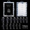 Professional Nail Double Forms ABS Crystal Tip For Quick Length Extension Durability At Home Salon Manicure Nail Mold