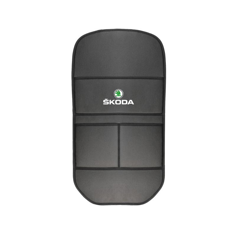 Car Seat Back Anti-Kick Mat Protector Pad Cover For Skoda Octavia Superb Rapid Kodiaq Karoq Enyaq Vision Yeti Scala Fabia Kamiq
