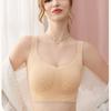 Large Women's Underwear Seamless Bra Beautiful Vest Style Bra Breathable Underwire Bra