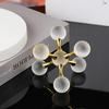Modern Geometric High-end Minimalist Molecular Ornaments Home Decor Model Room Tea Table Wine Cabinet Desk Figurines Decoration