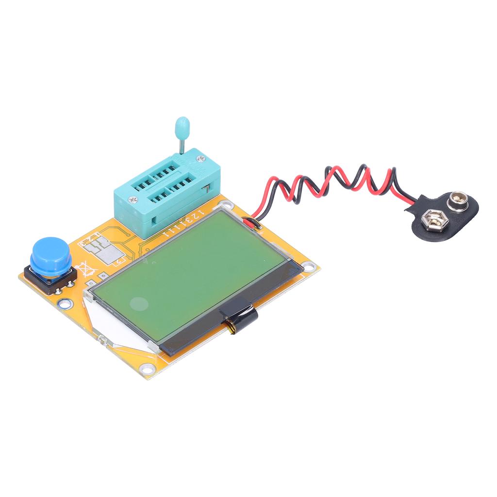 Transistor Tester Backlit LCD Display Capacitance Instrument Module Checker Detector