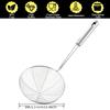 2/1PCS Stainless Steel Spider Web Shaped Filter Spoon, Pasta Filter Spoon, Long Handle - Fryer Filter - Used for Cooking and Frying