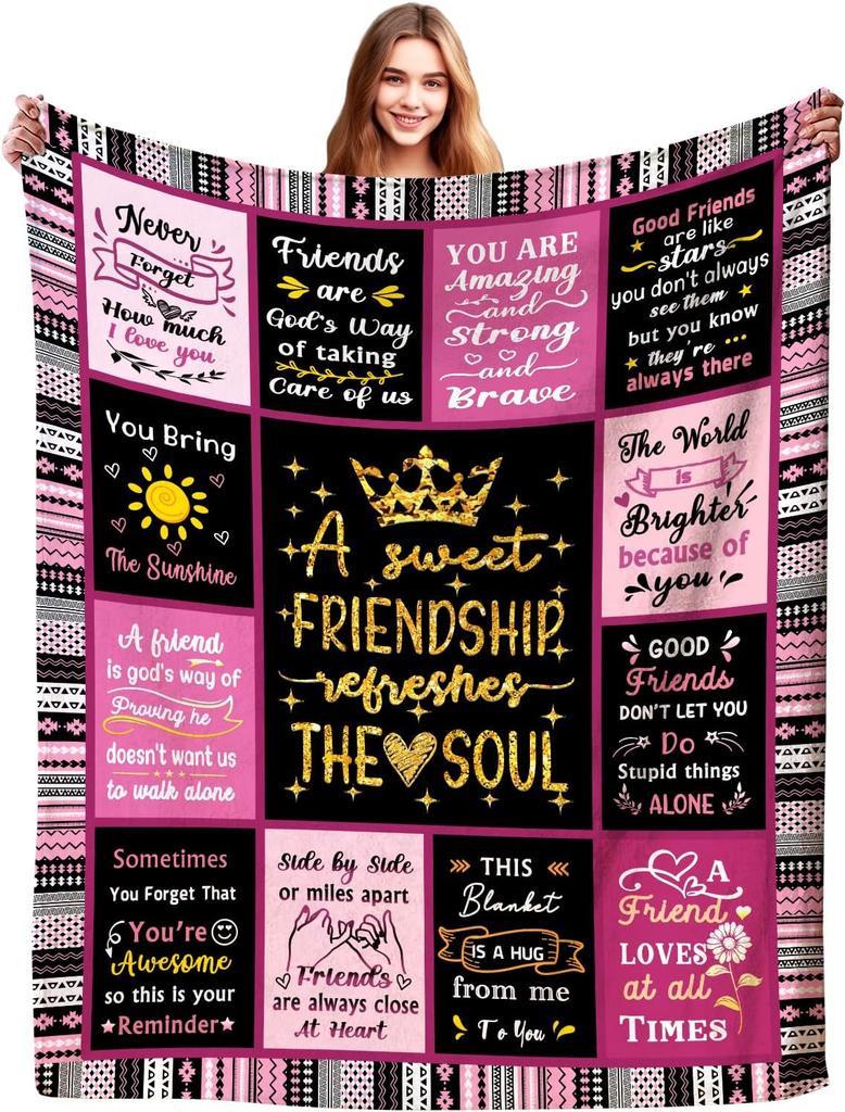 Inspirational Christian Throw Blanket for Women  Faith Healing Bible Verse Gift X Inches