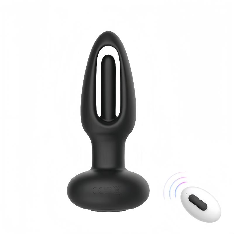 Fernbedienbarer Klappernder Analplug Vibrator Prostata Massage Stimulator Kitoris G-Punkt Massagegerät Weiblicher Masturbator Schwulen Sex Produkte