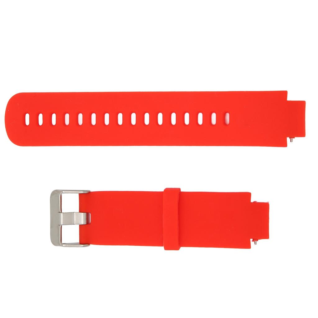 Smartwatch Replacement Band Silicone Watch Wrist Strap Single Color for Amazfit Verge 3Red