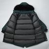 Boys' Winter Hooded Casual Jacket Medium To Large Child Size Thickened Warmth-Retaining Puffer Coat
