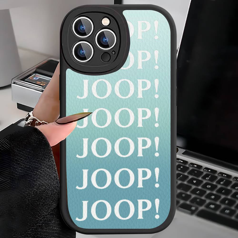 Modemarke J-Joop Leder Handyhülle Für IPhone 16 15 14 17 Pro Max 11 12 Mini Plus Weiche Hülle