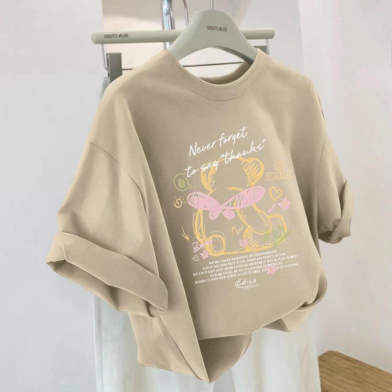 

Ретро Японский Принт Чистый Хлопок Орт Свободный Женская Футболка Летний Дизайн Повседневный Удобный Топ Качественный Бренд 3XL