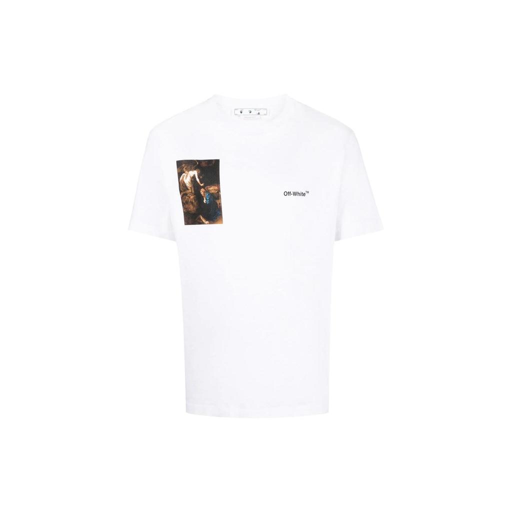 Off- Caravaggio-print T-shirt OMAA027C99JER0110110