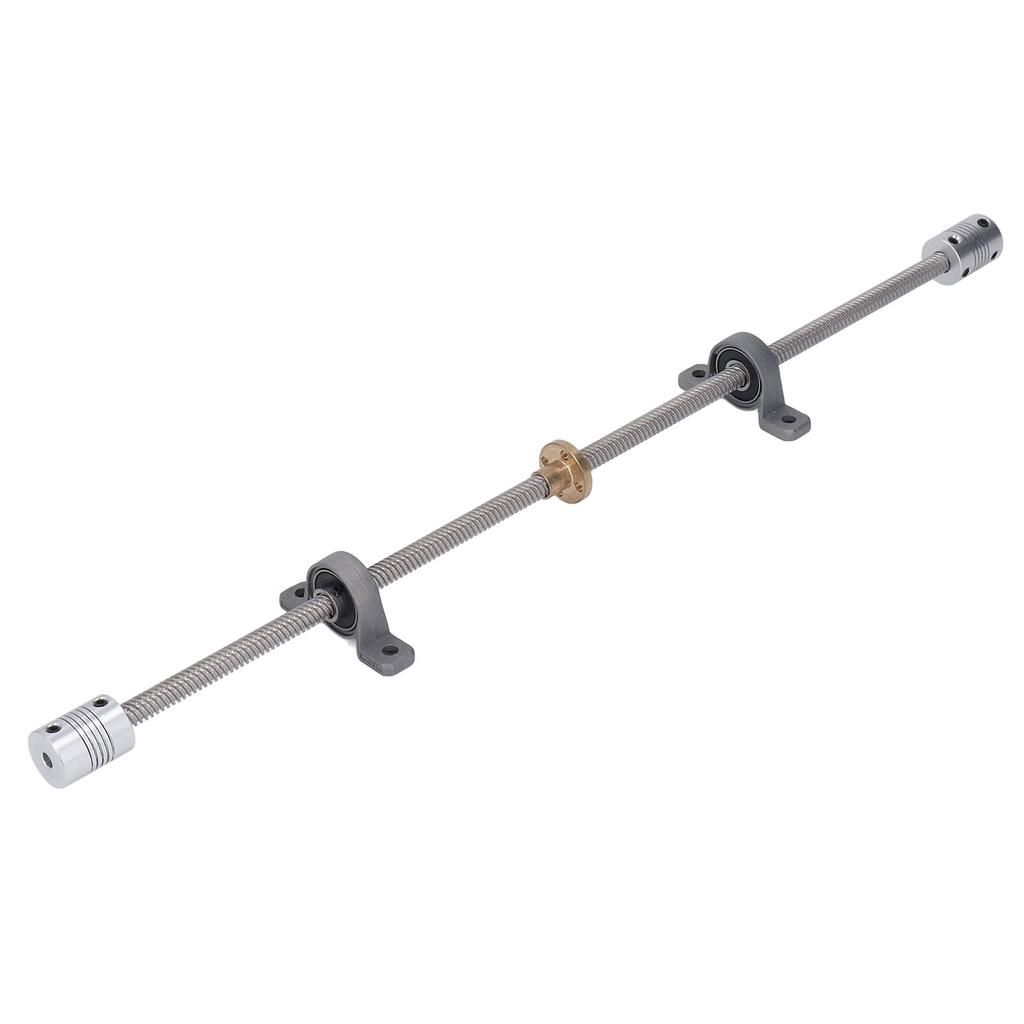 T8  Screw Kit 350mm Horizontal Optical Axes 8mm Double Rail Shaft Support Bearing
