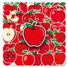 50 Mela Personalità Cartone Animato Carino Serie Frutta Decorativa Custodia per Cellulare Valigia Piccoli Adesivi Freschi