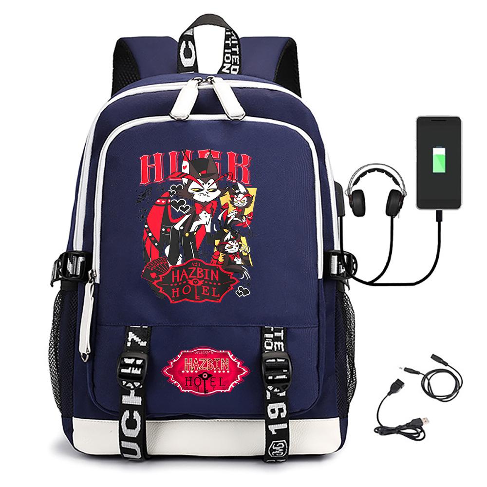 Hazbin Hotel Anime Cosplay Rugzak Studenten Schooltas Cartoon Boekentas Laptop Reizen Rugzak Buiten Kinderen Cadeaus